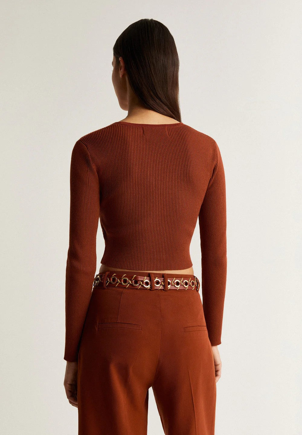 Crop Top Rib Crop Jumper