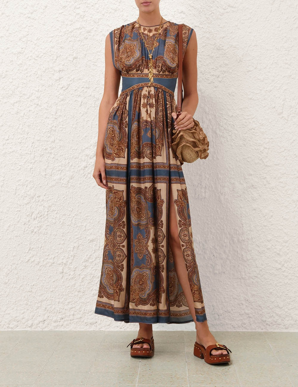 Maxi Vestido Mahon Waisted