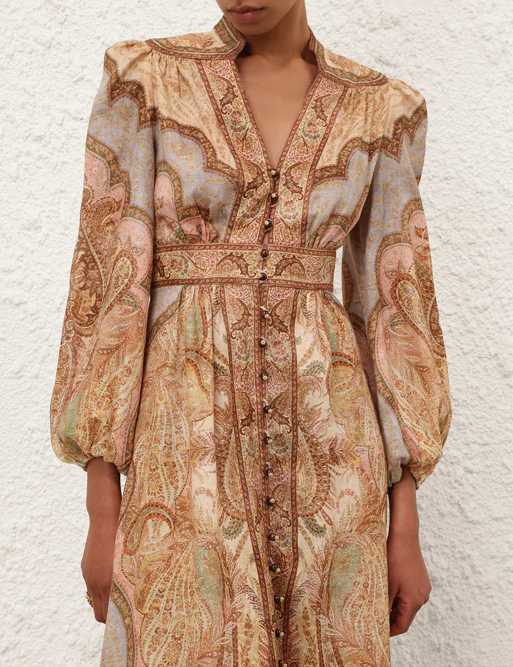 Midi Vestido Wanderlust Plunge