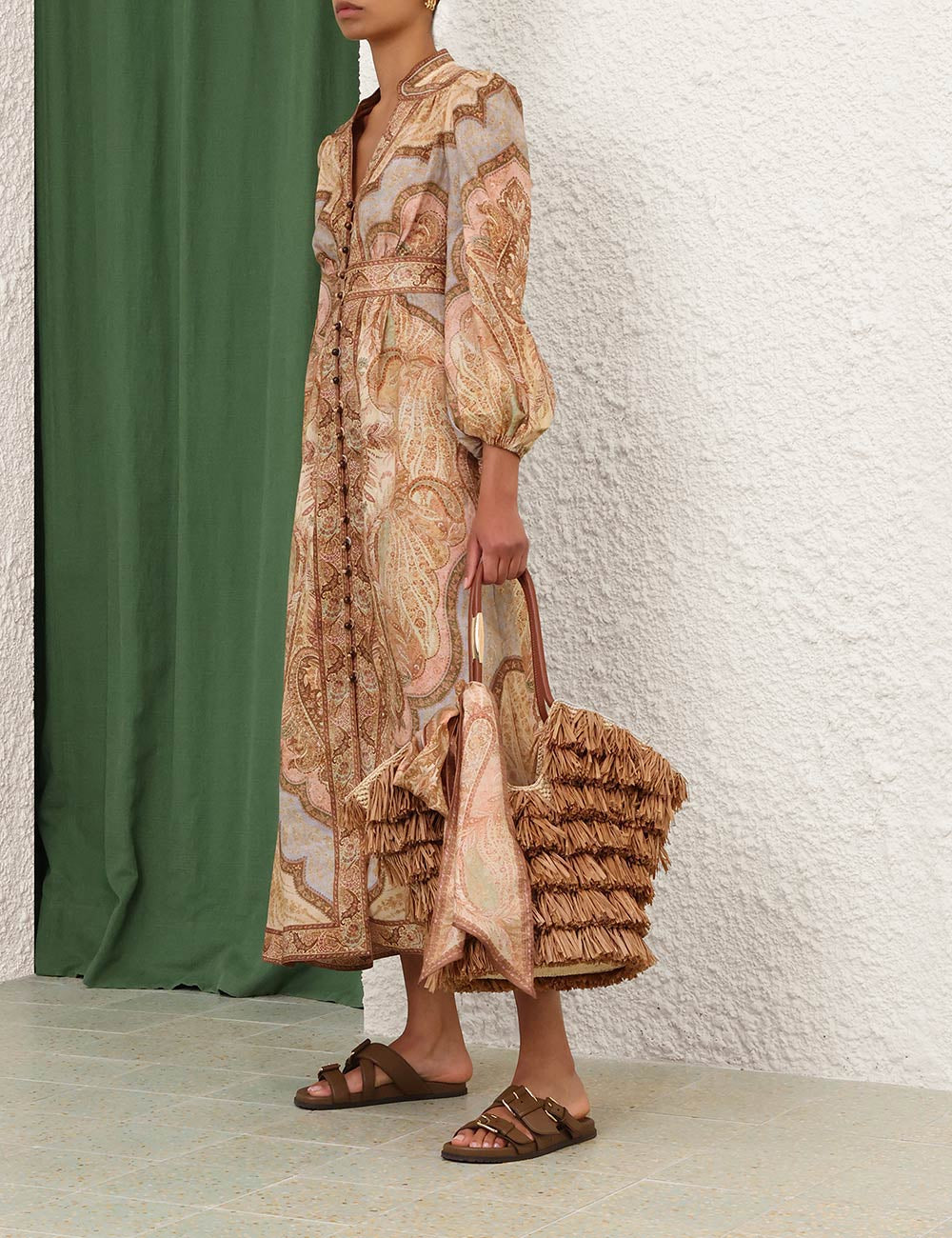 Midi Vestido Wanderlust Plunge