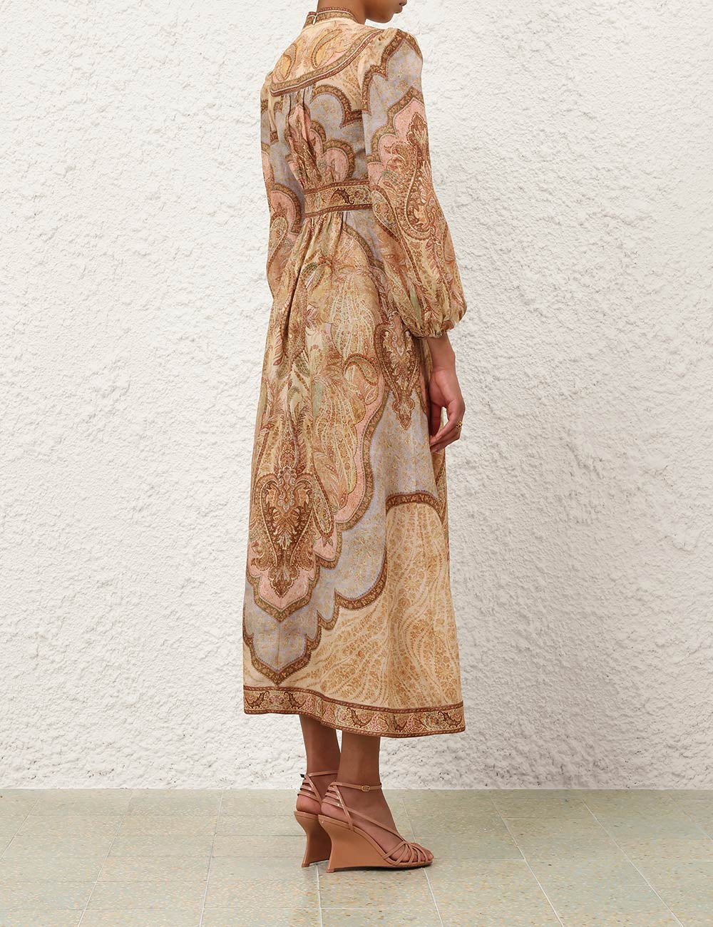 Midi Vestido Wanderlust Plunge