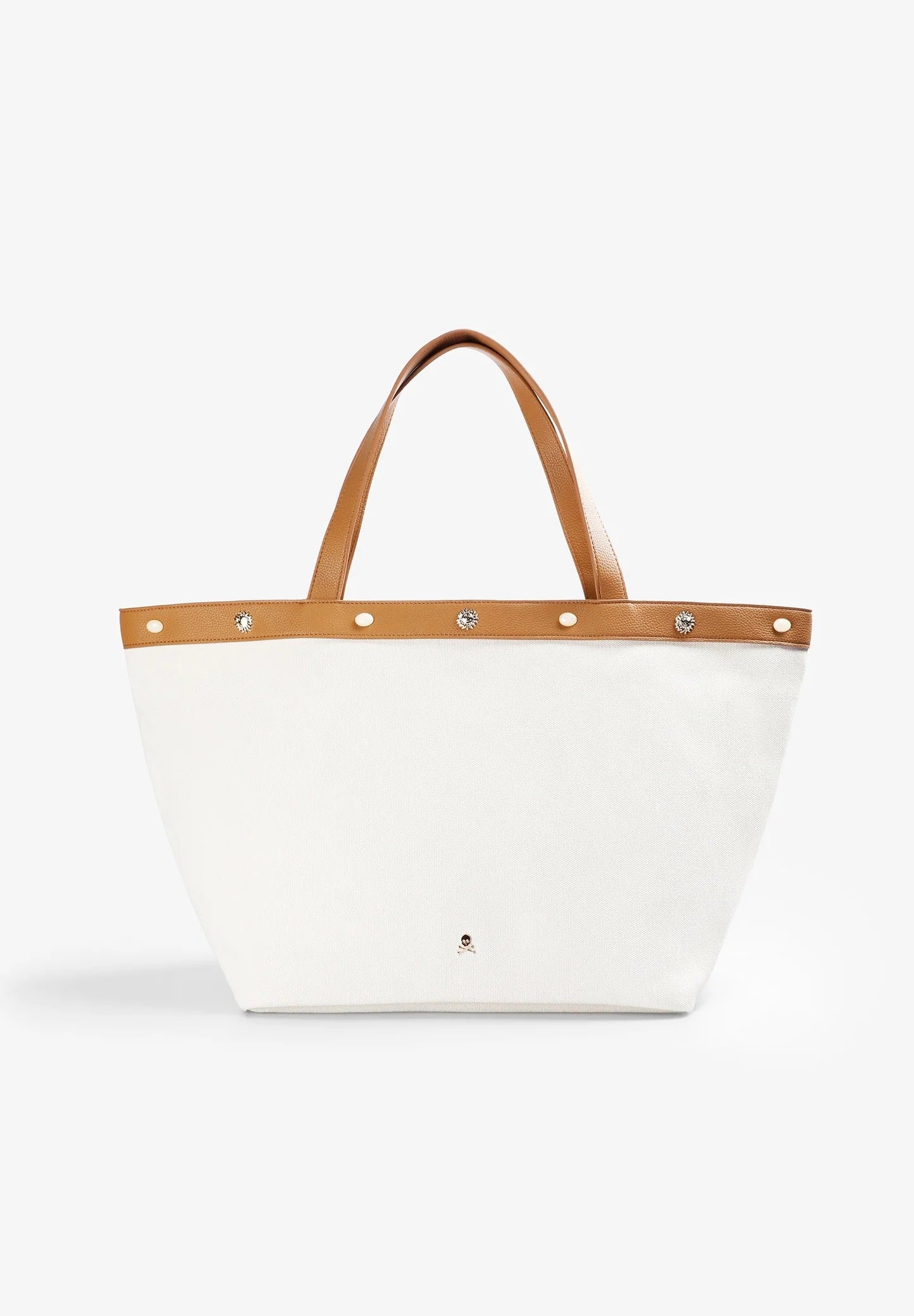 Bolso Shopper Canvas Tachuelas
