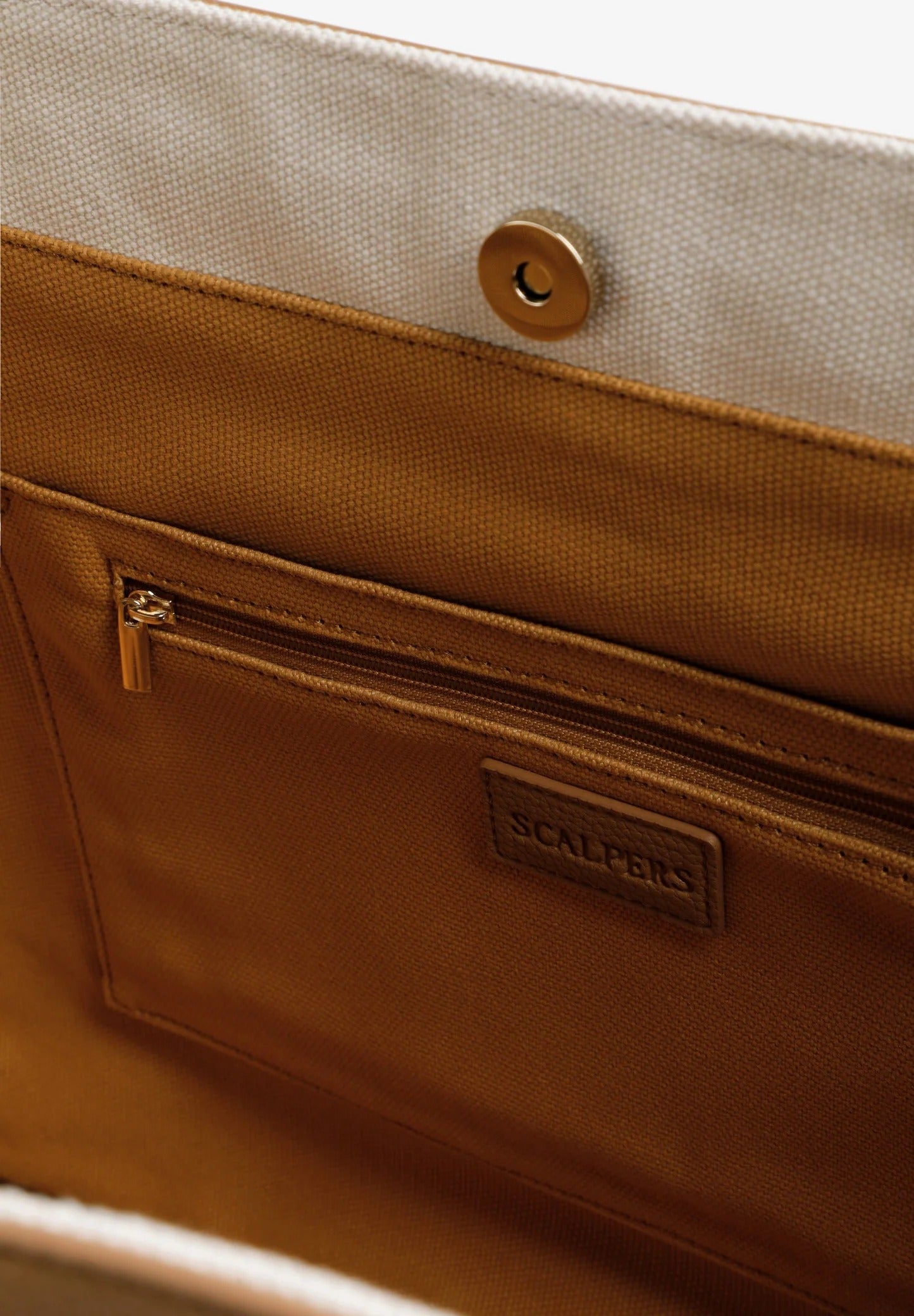 Bolso Shopper Canvas Tachuelas