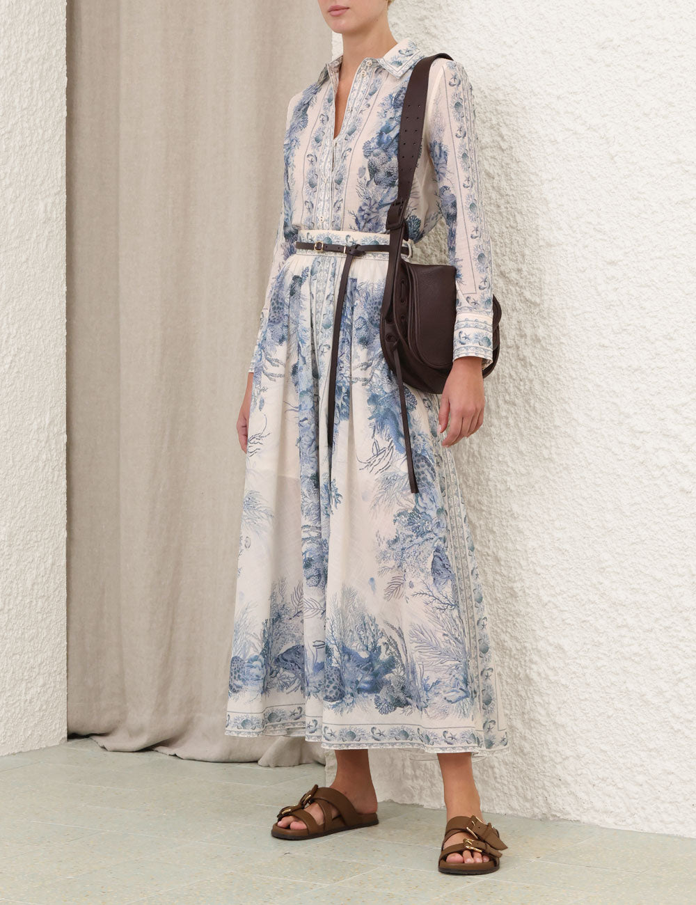 Maxi Falda Wanderlust A-Line