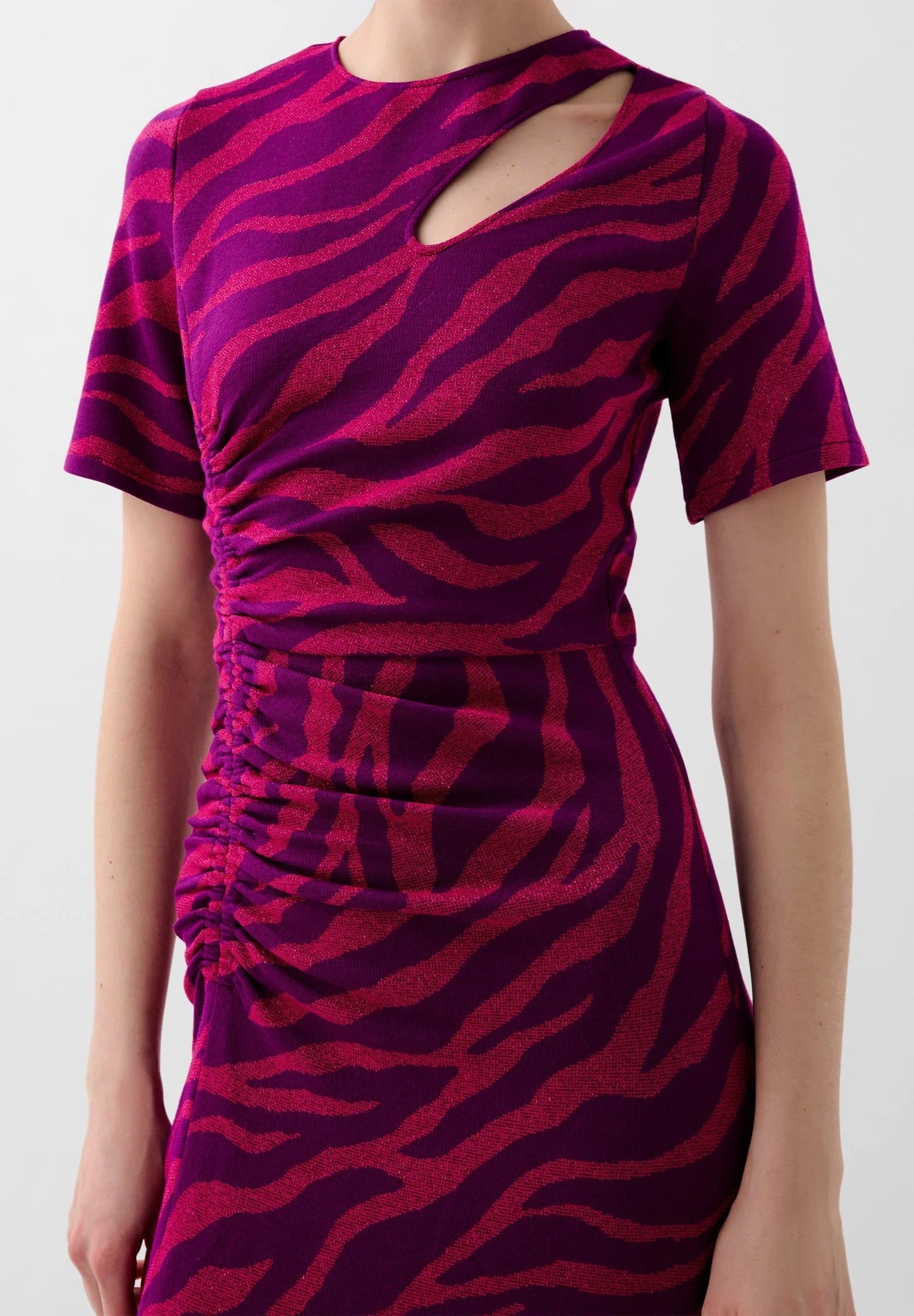Maxi Vestido Aberturas Animal Print