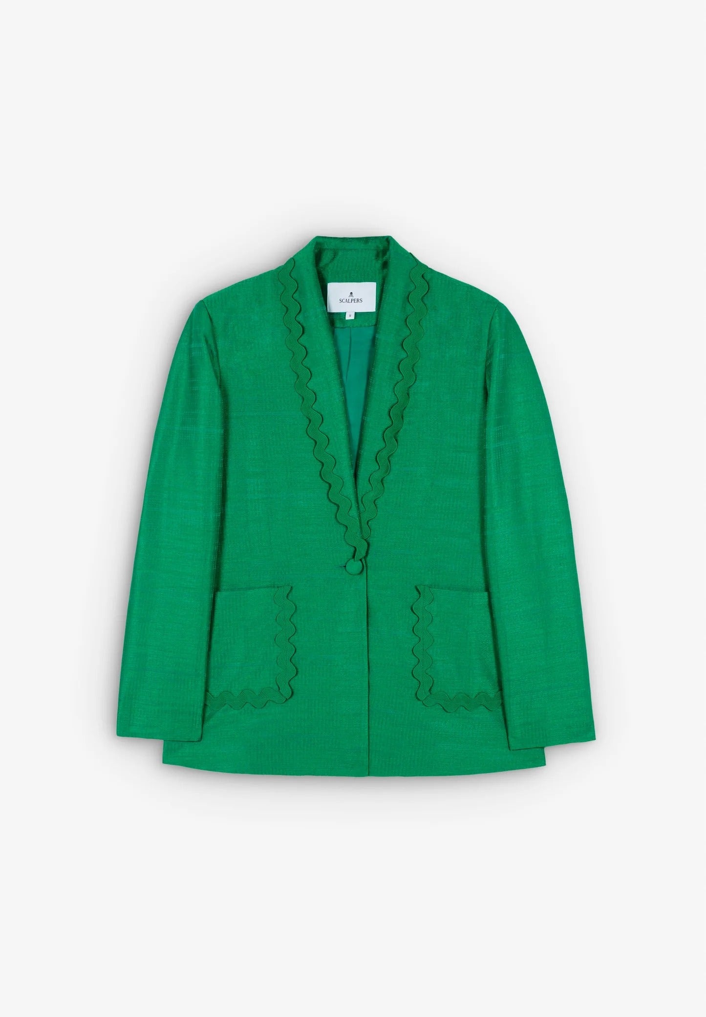 Blazer Hombreras Detalle Ondas