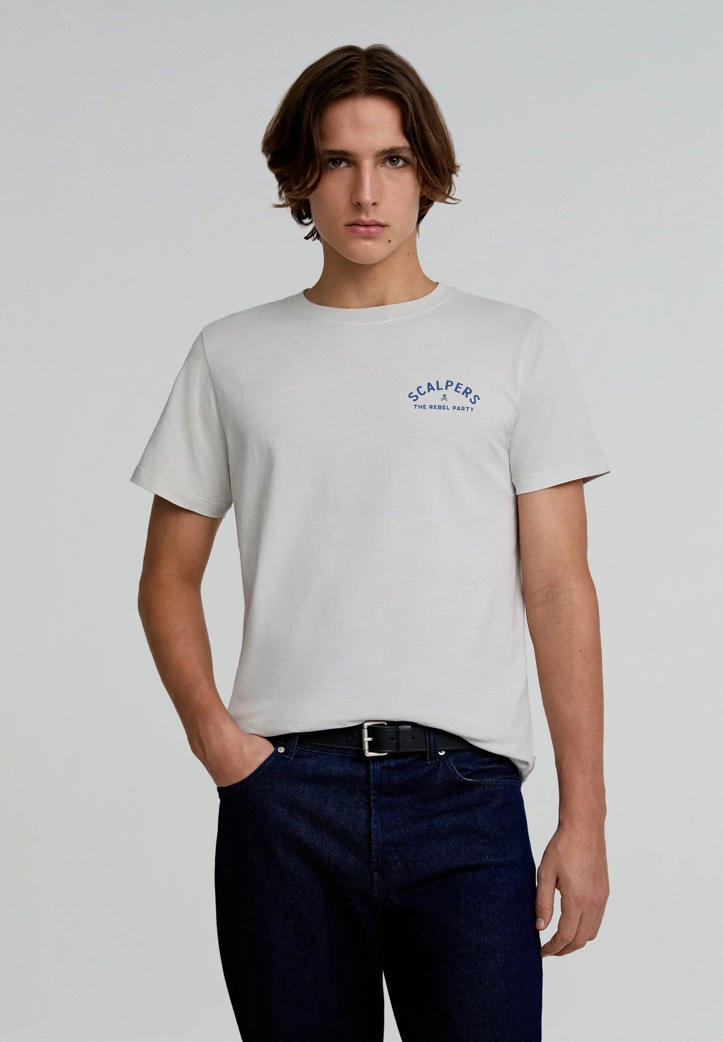 Camiseta Lavada Print Texto