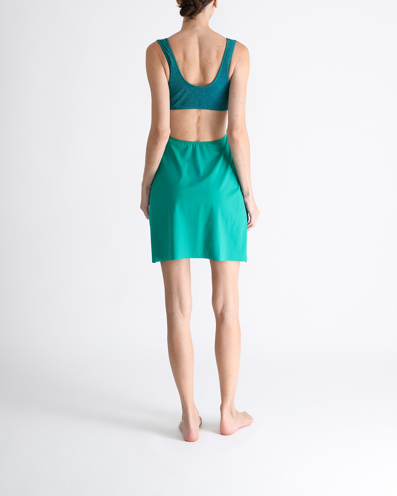 Green Capri Mini Dress