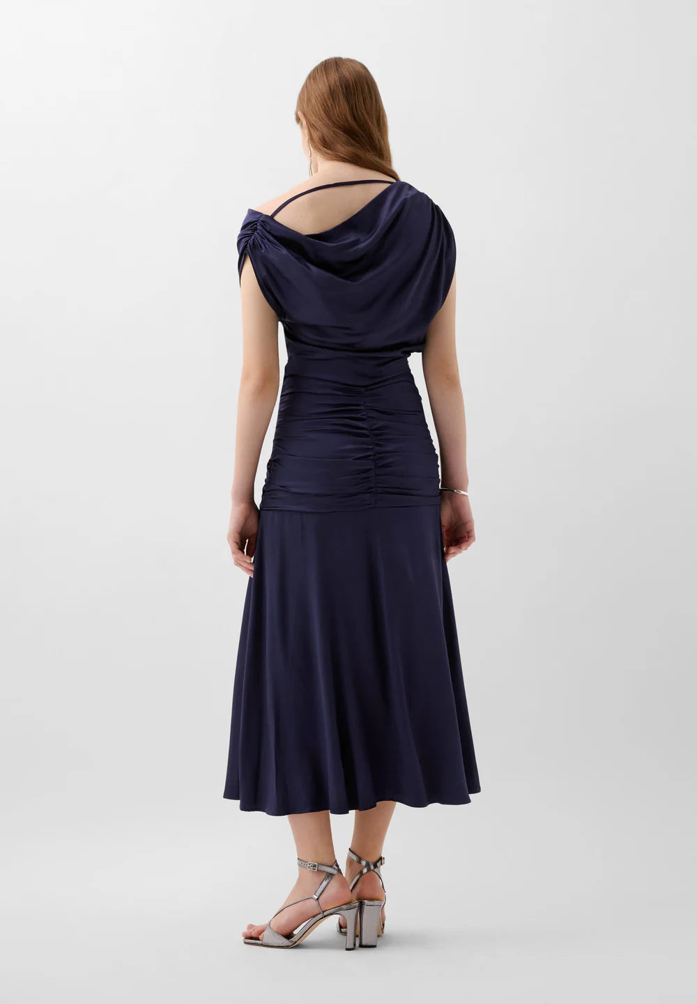 Vestido Saten Drop Hip