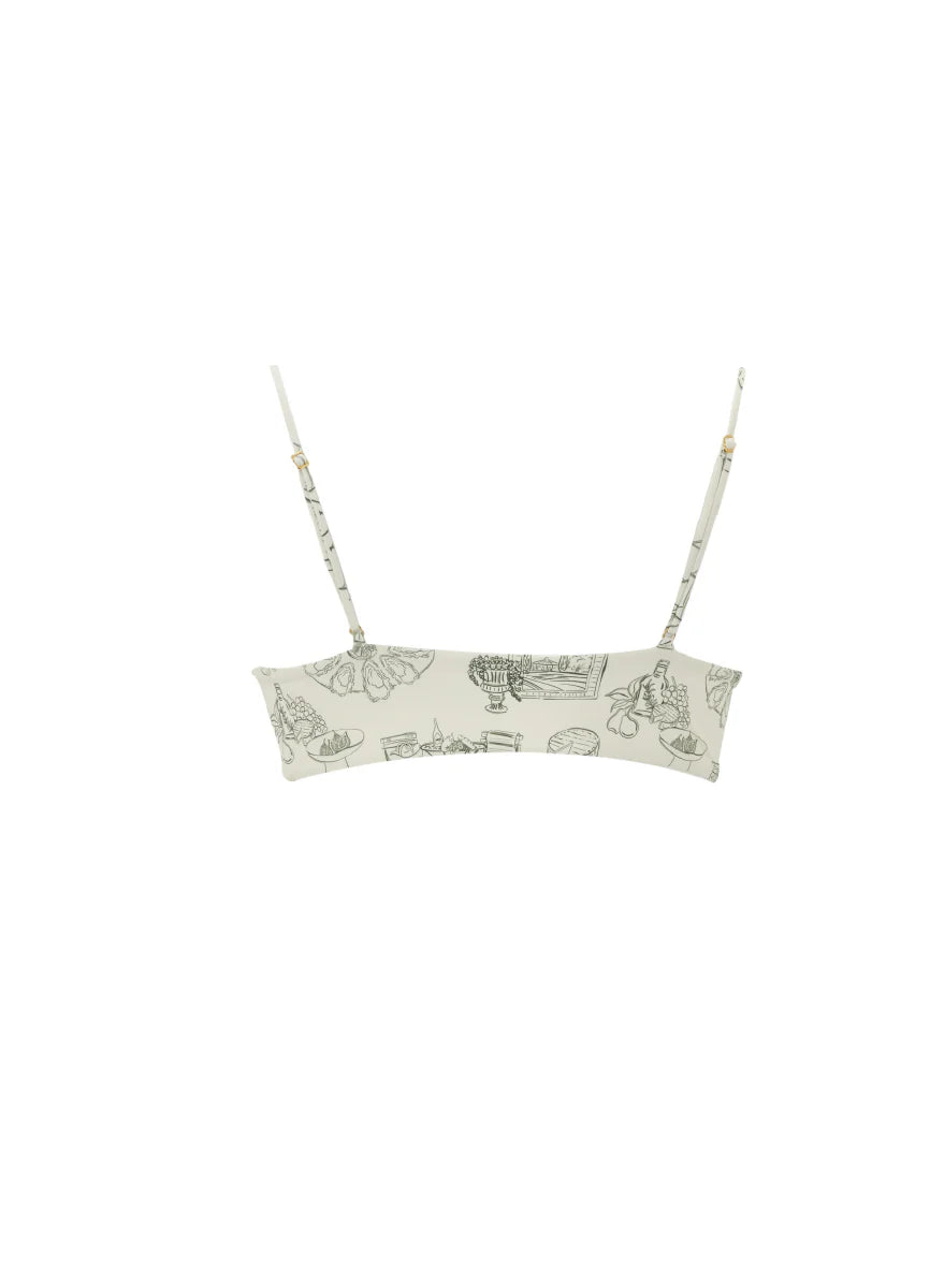 Top Aldara Print Sage Dunes