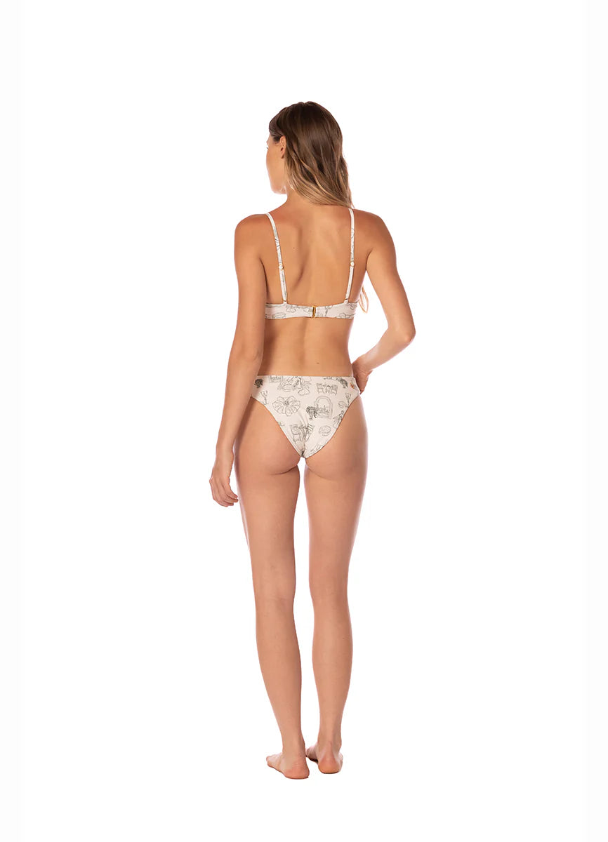 Bottom Laila Print Sage Dunes