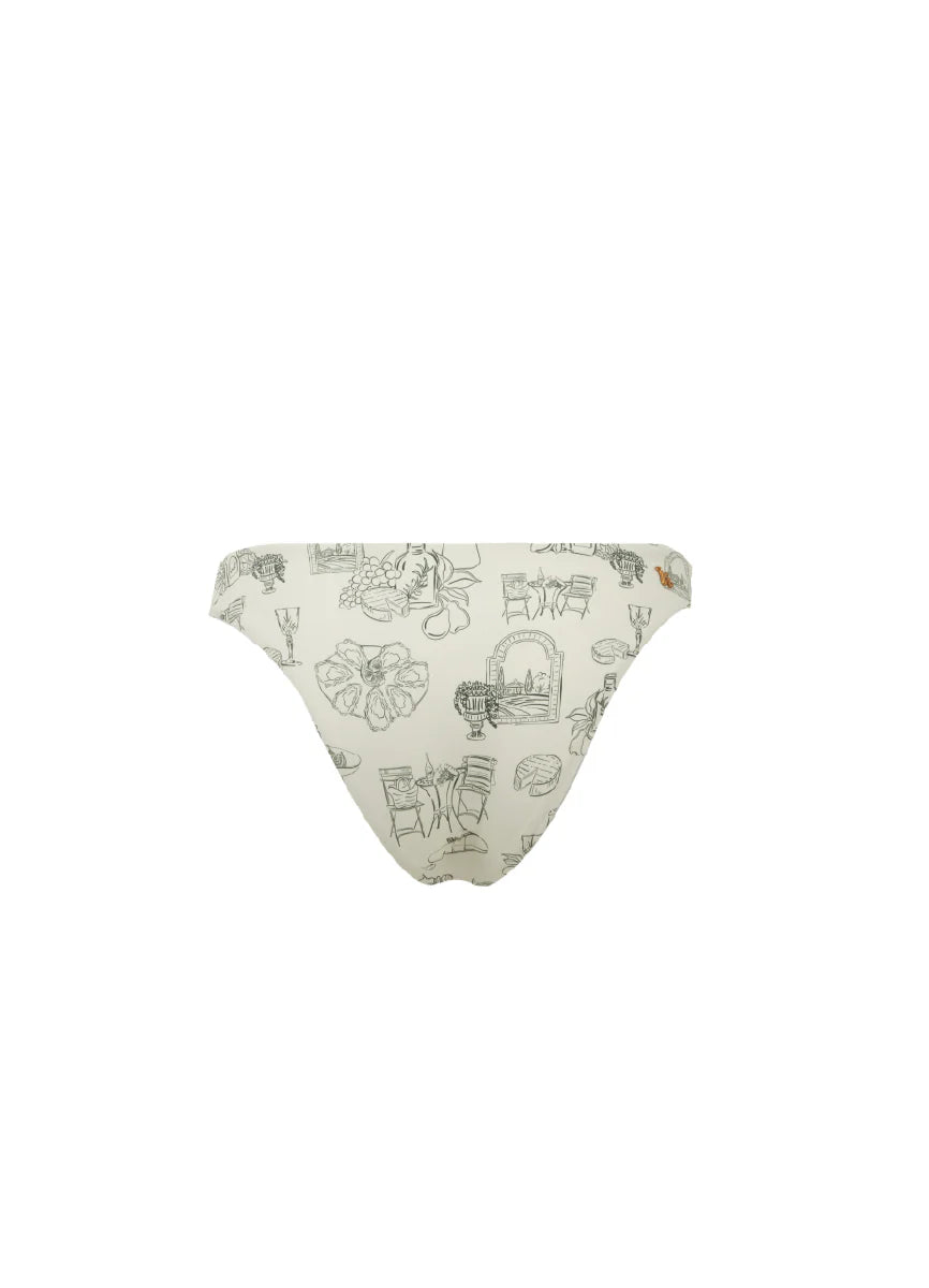 Bottom Laila Print Sage Dunes