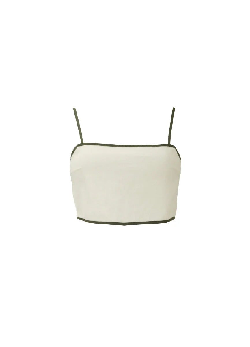 Crop Top Zaria Solid Sage Dunes