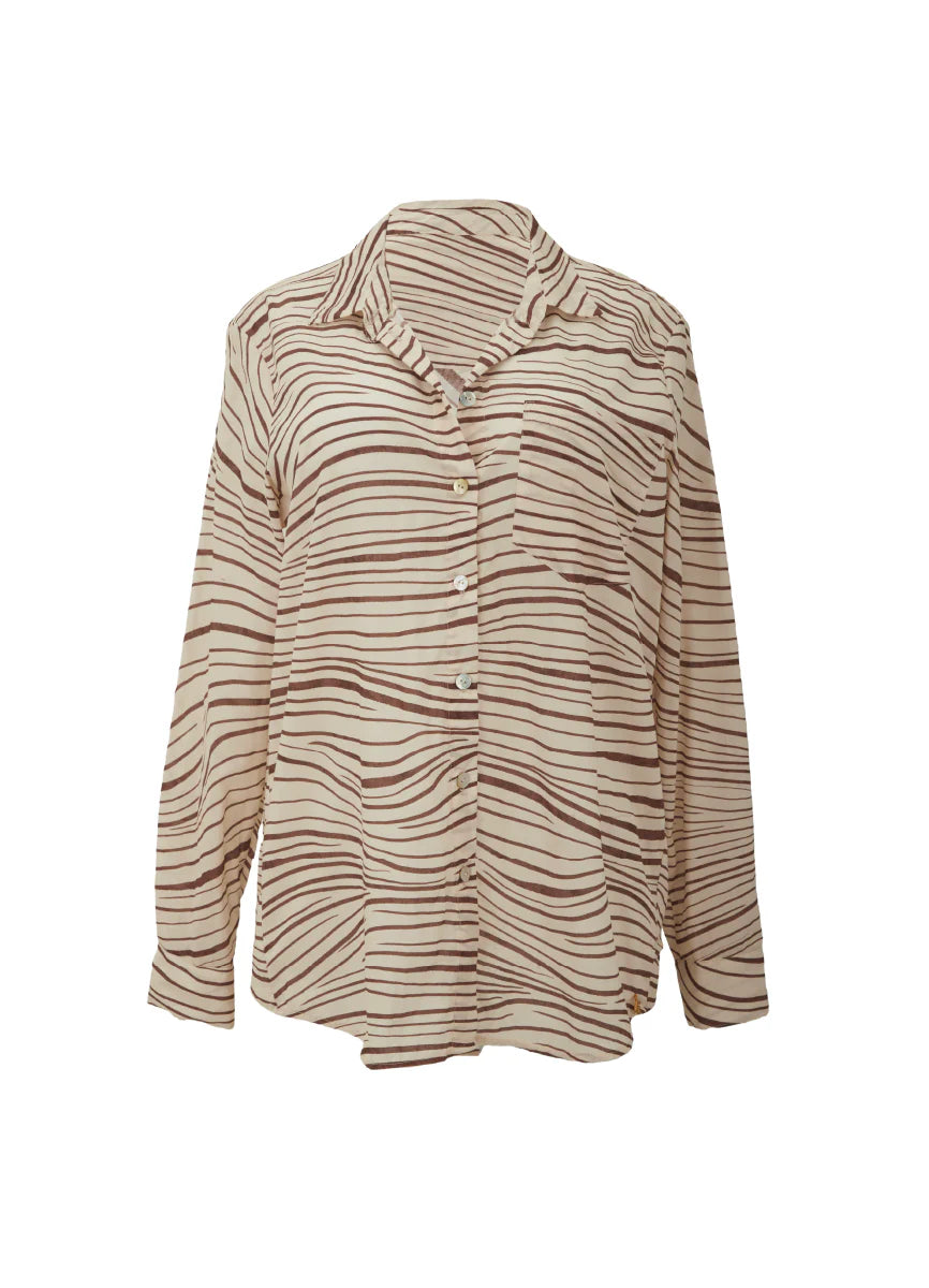 Camisa Arabella Print Eternal Sands