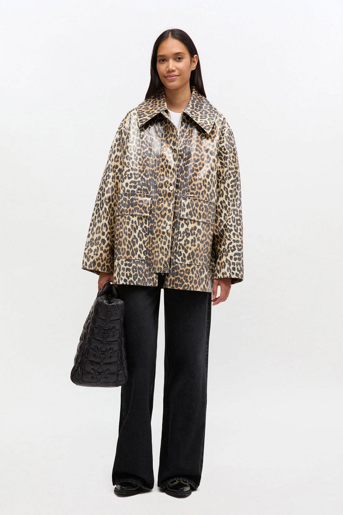 Chaqueta Canvas Laminated Cotton