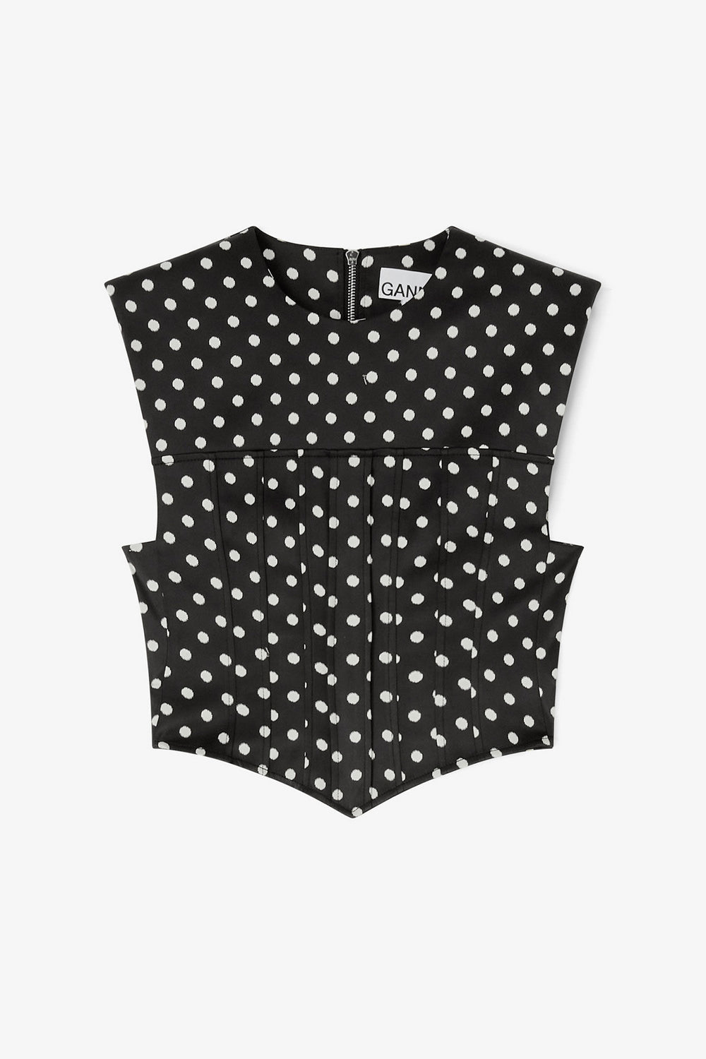 Corset Polka- Dog Satin