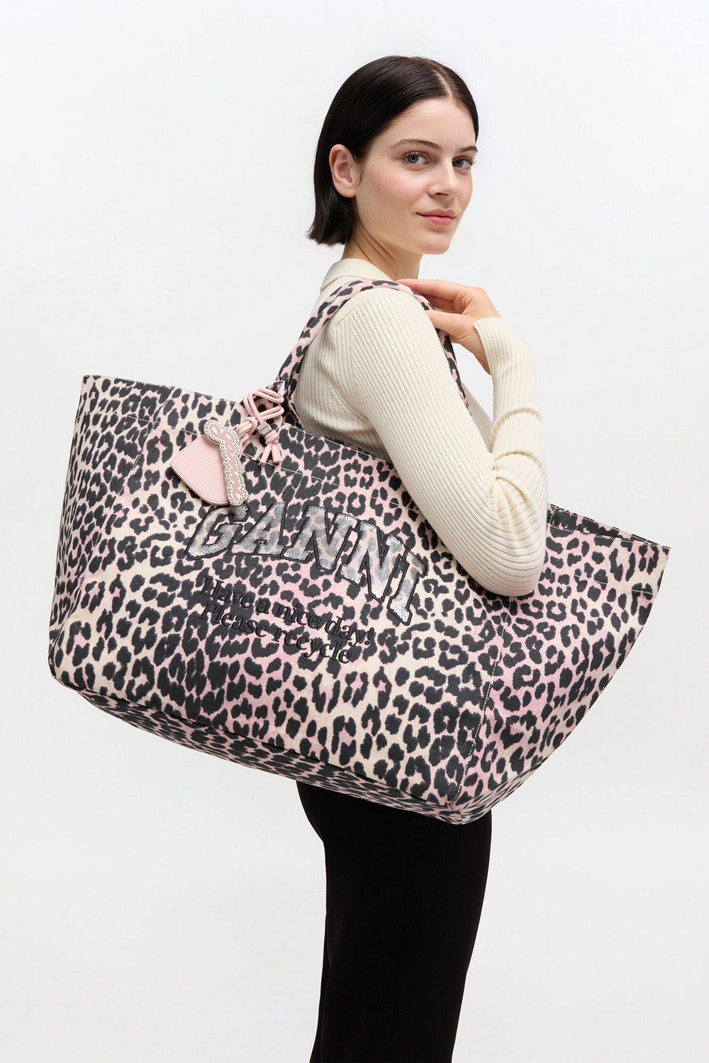 Bolso Shopper Xxl Printed Sequin