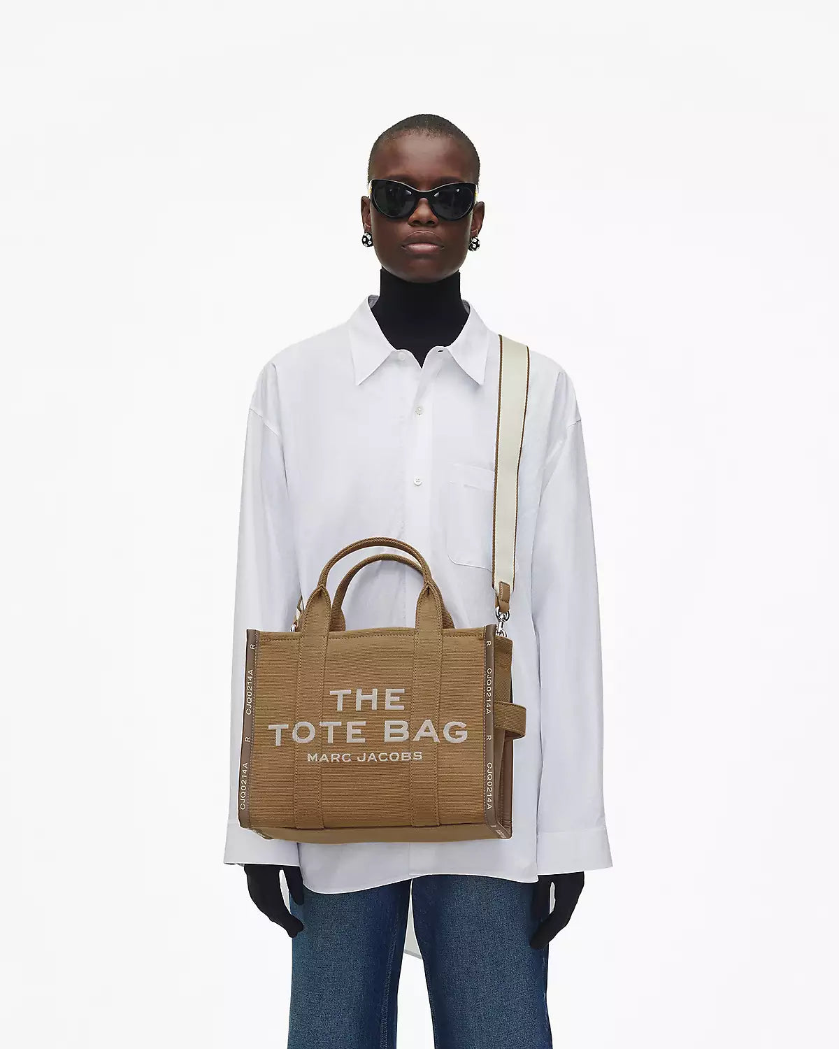 Bolso Tote Mediano De Jacquard