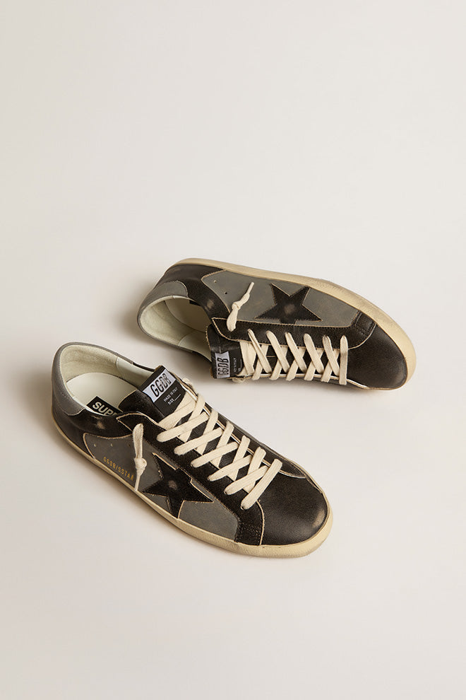 Zapatillas Golden Goose Super Star Leather Upper Star And Heel Hombre
