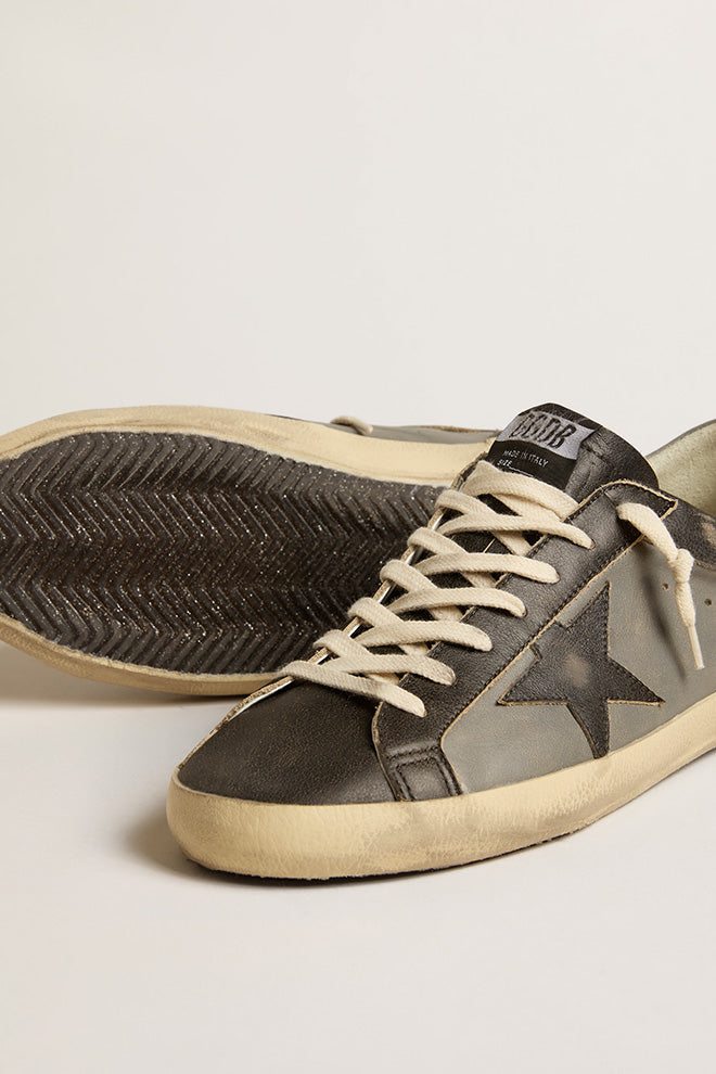 Zapatillas Golden Goose Super Star Leather Upper Star And Heel Hombre
