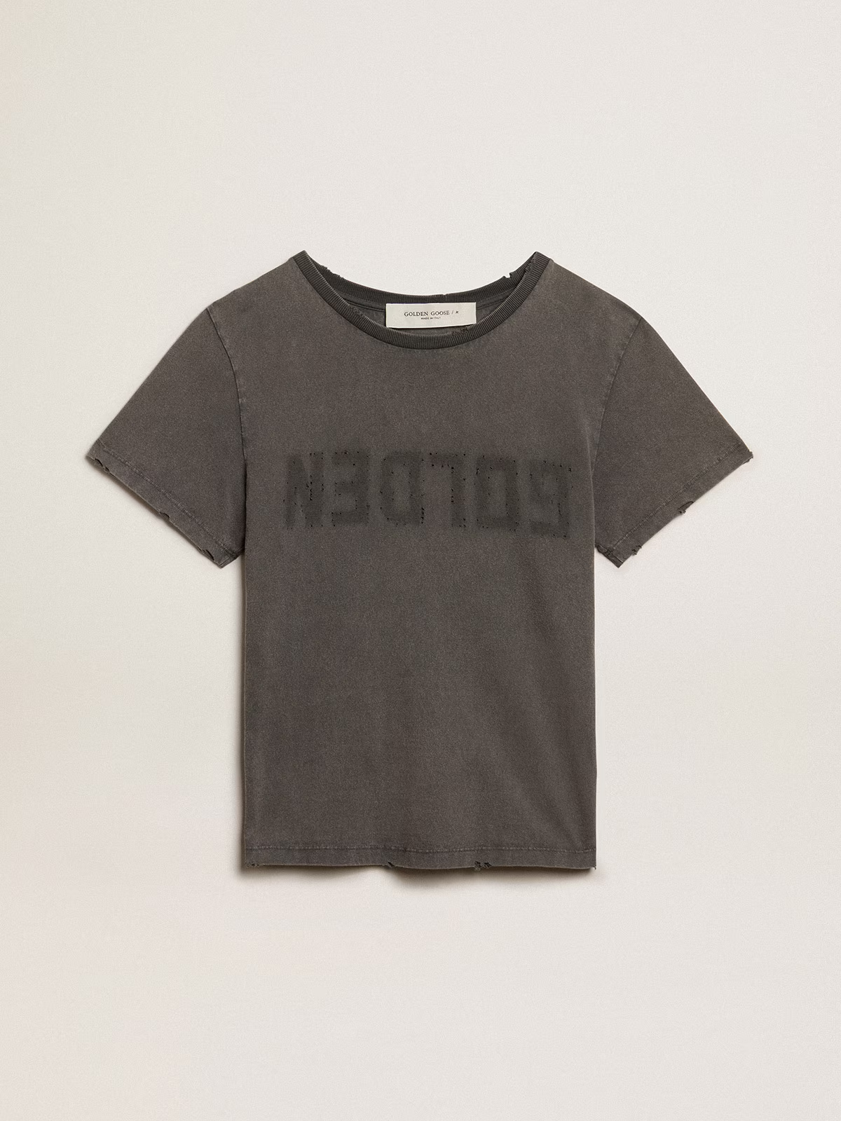 Camiseta Golden Goose Mujer Distressed