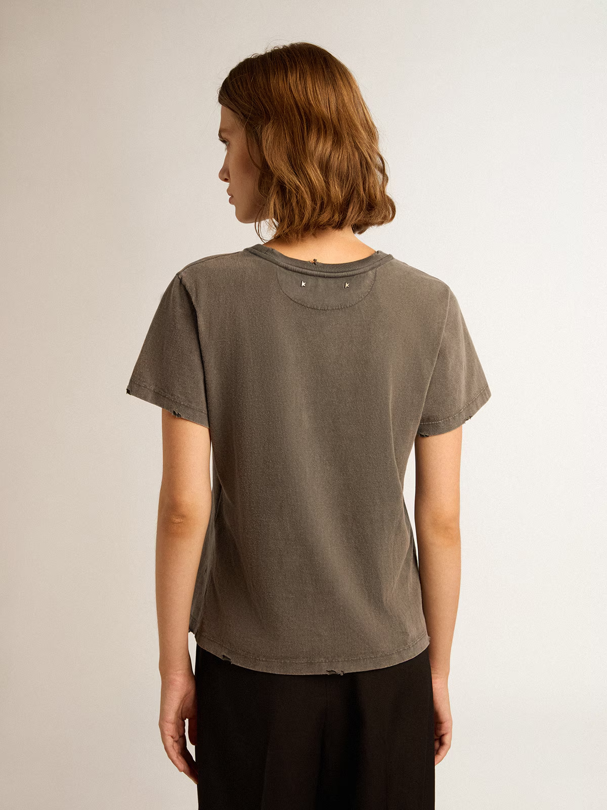 Camiseta Golden Goose Mujer Distressed