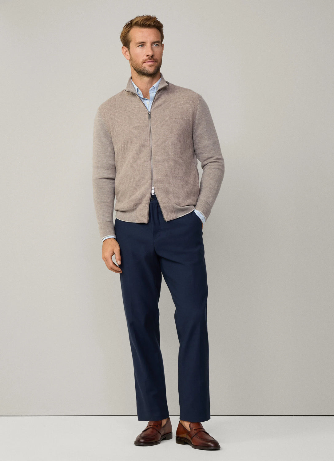 Cardigan Knit Woven Fz Hyb