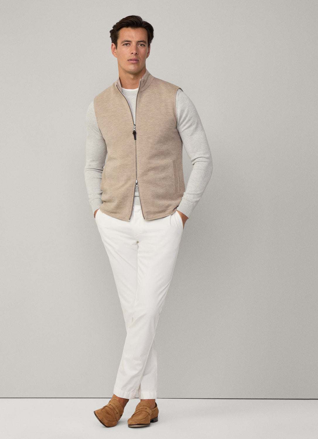 Chaleco Knit Nylon Gilet