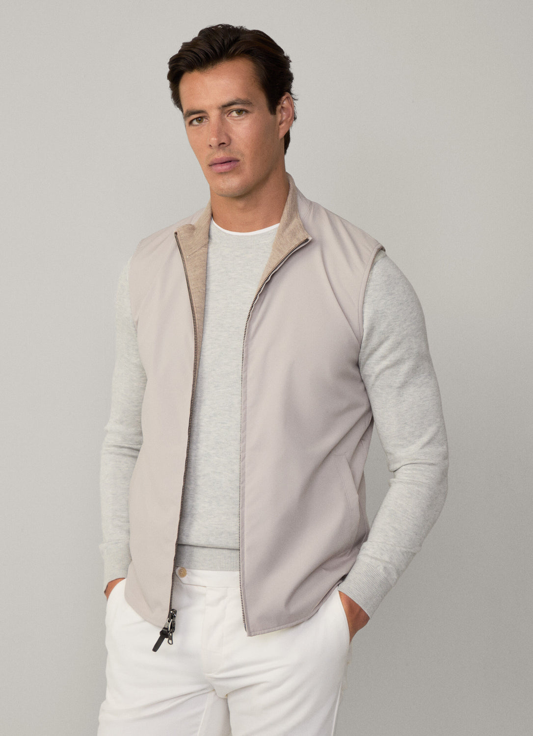 Chaleco Knit Nylon Gilet
