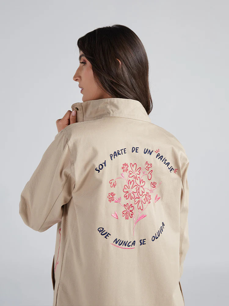 Chaqueta Aqui Florezco