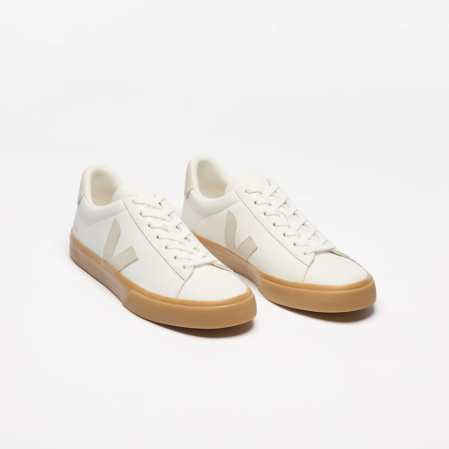 Zapatillas Veja De Hombre Campo Leather Natural