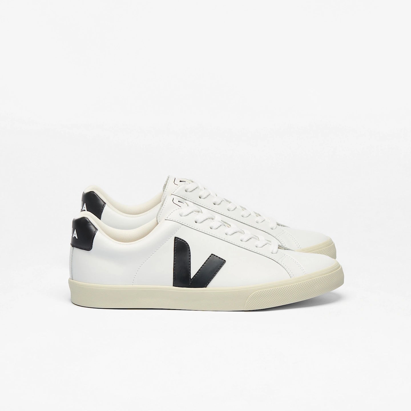 Zapatillas Veja De Hombre Esplar Leather White Black