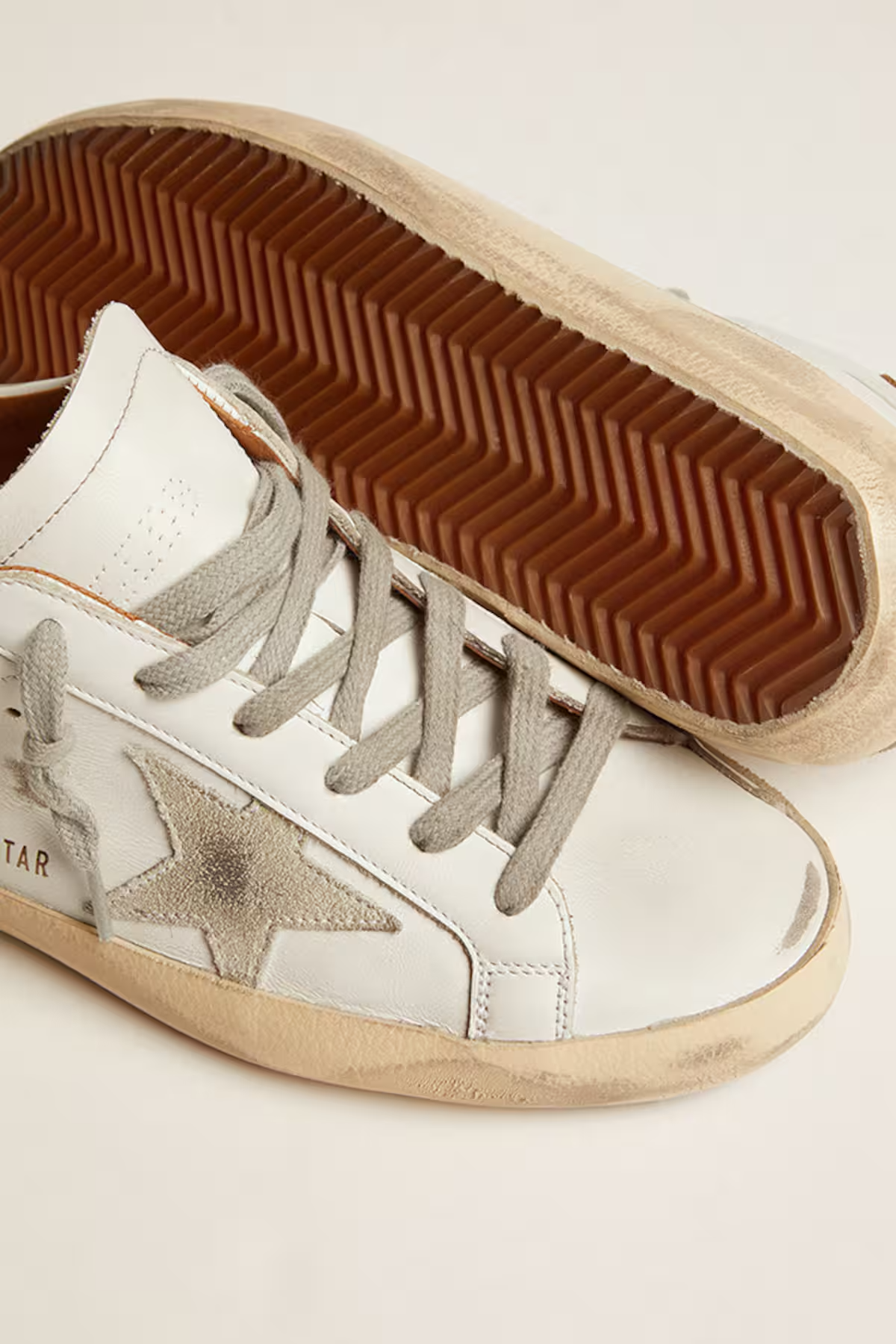 Zapatilla Golden Goose Super Star Leather Star Heel Leather Hombre