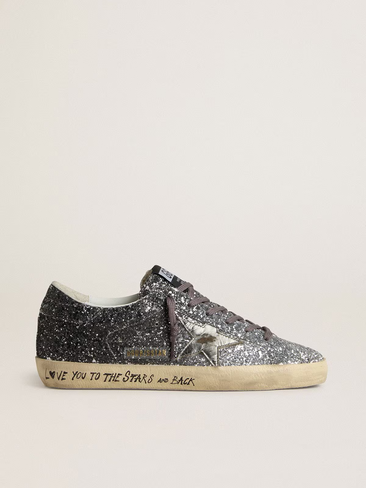 Zapatila Golden Goose Super Star Glitter Mujer