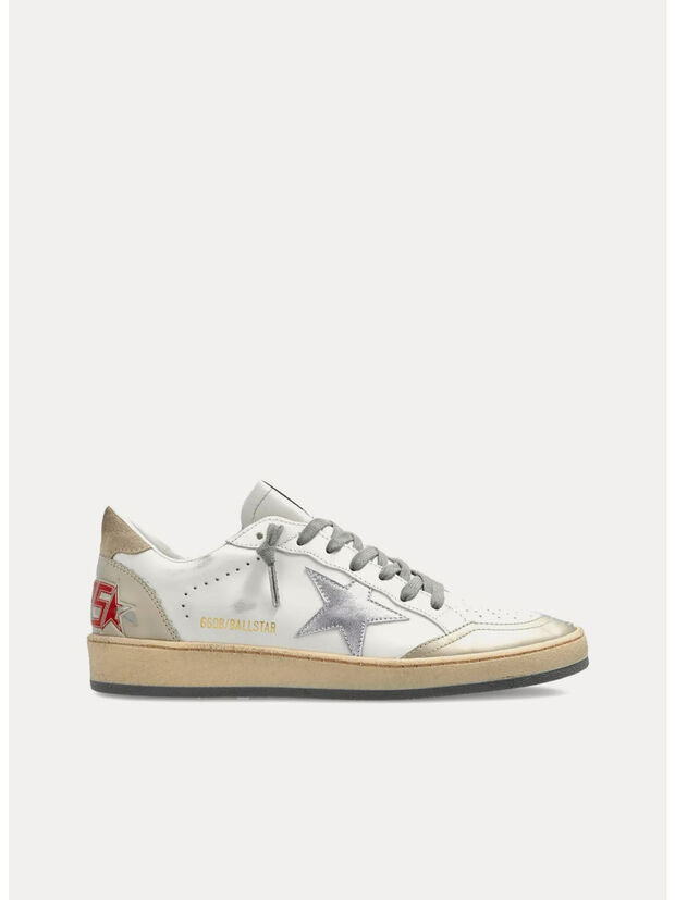 Zapatillas Golden Goose Ballstar Leather Laminated Toe Star Mujer