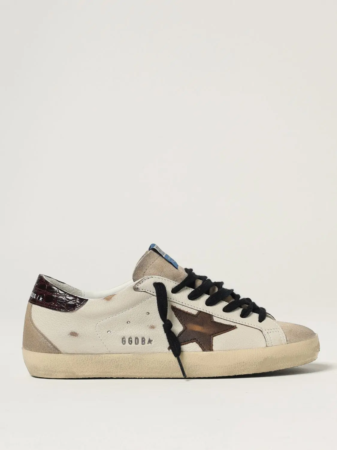Zapatilla Golden Goose Super Star Nappa Star And Heel Suede Hombre