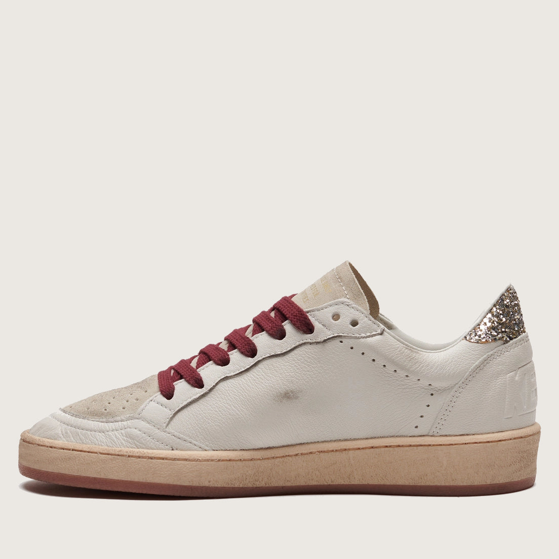 Zapatillas Golden Goose Ballstar Nappa Horsy Star Glitter Heel Mujer