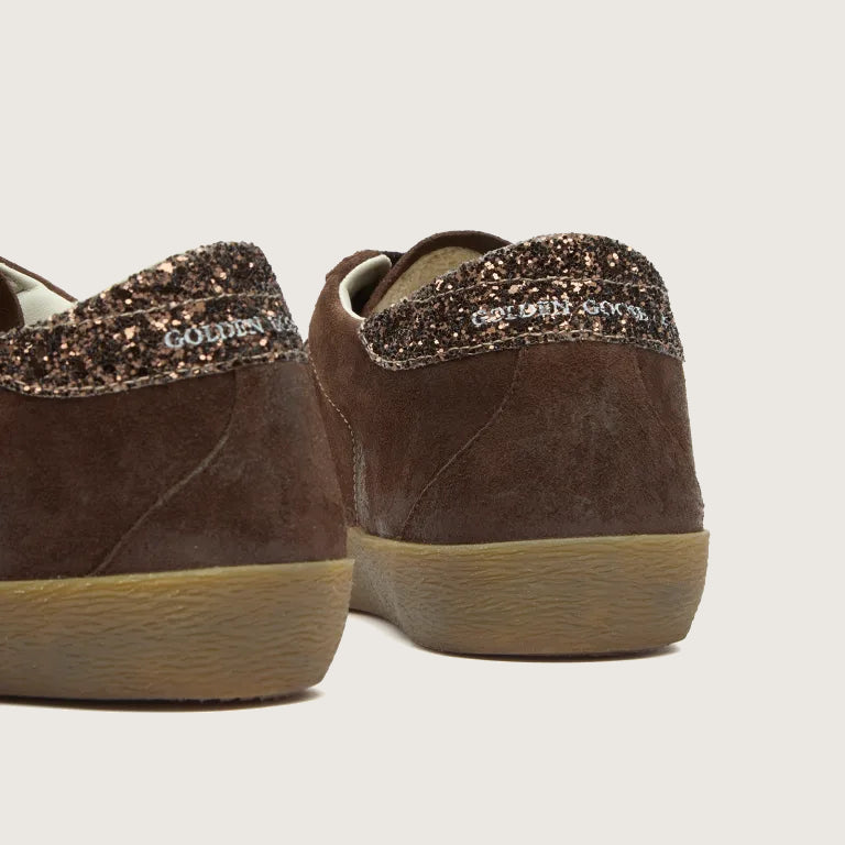 Zapatillas Golden Goose Superstar Suede Upper Toe Tongue Glit Mujer