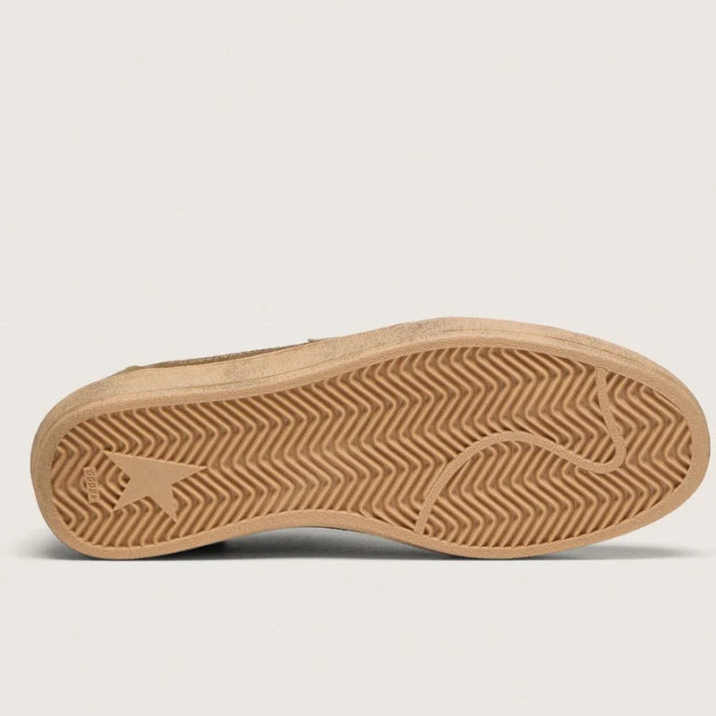 Zapatillas Golden Goose Ballstar Waxed Suede Star Laminated Heel Hombre