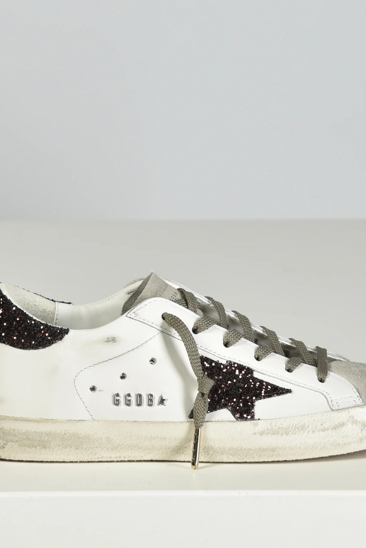 Zapatillas Golden Goose Super-Star Estrella Glitter Mujer