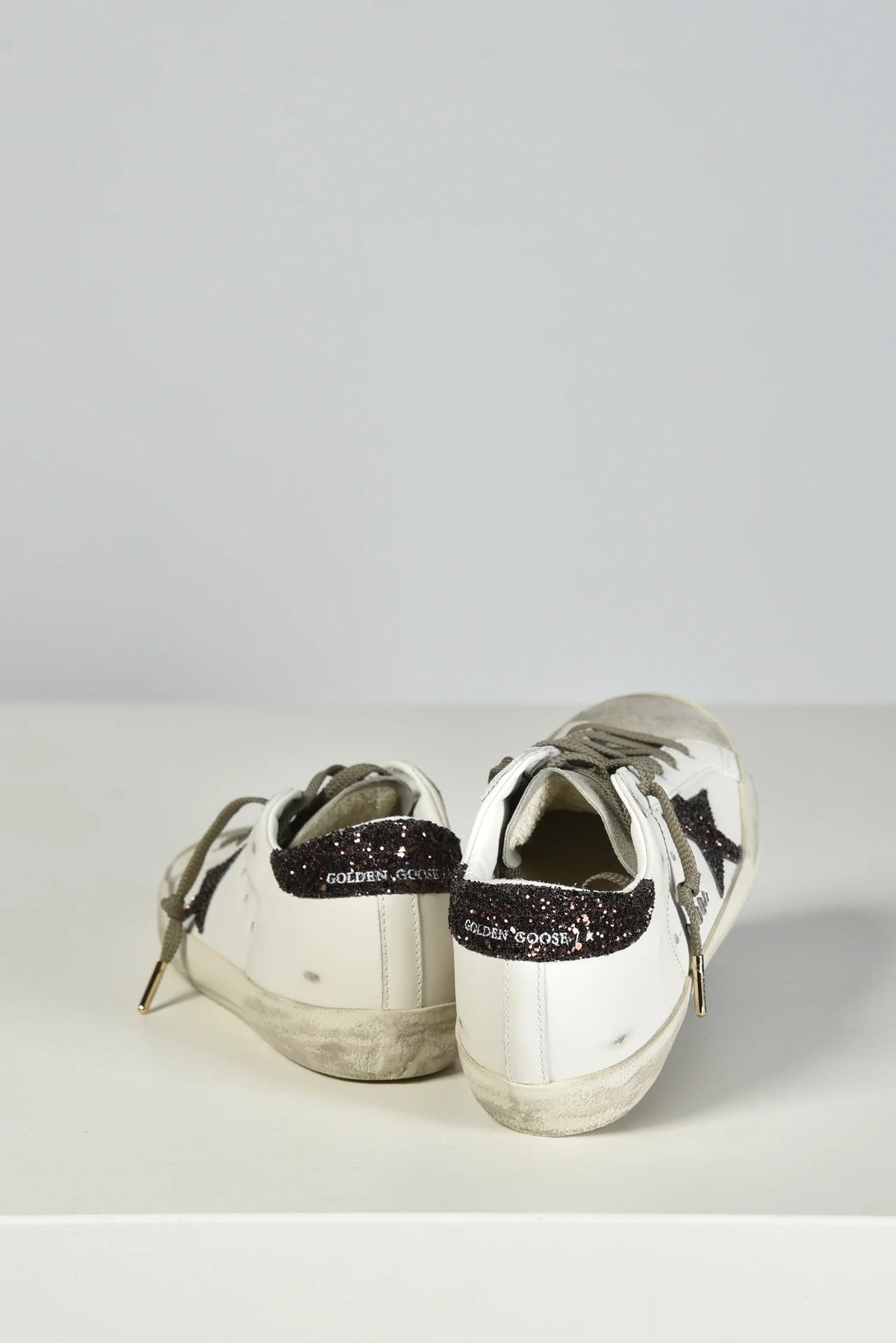 Zapatillas Golden Goose Super-Star Estrella Glitter Mujer