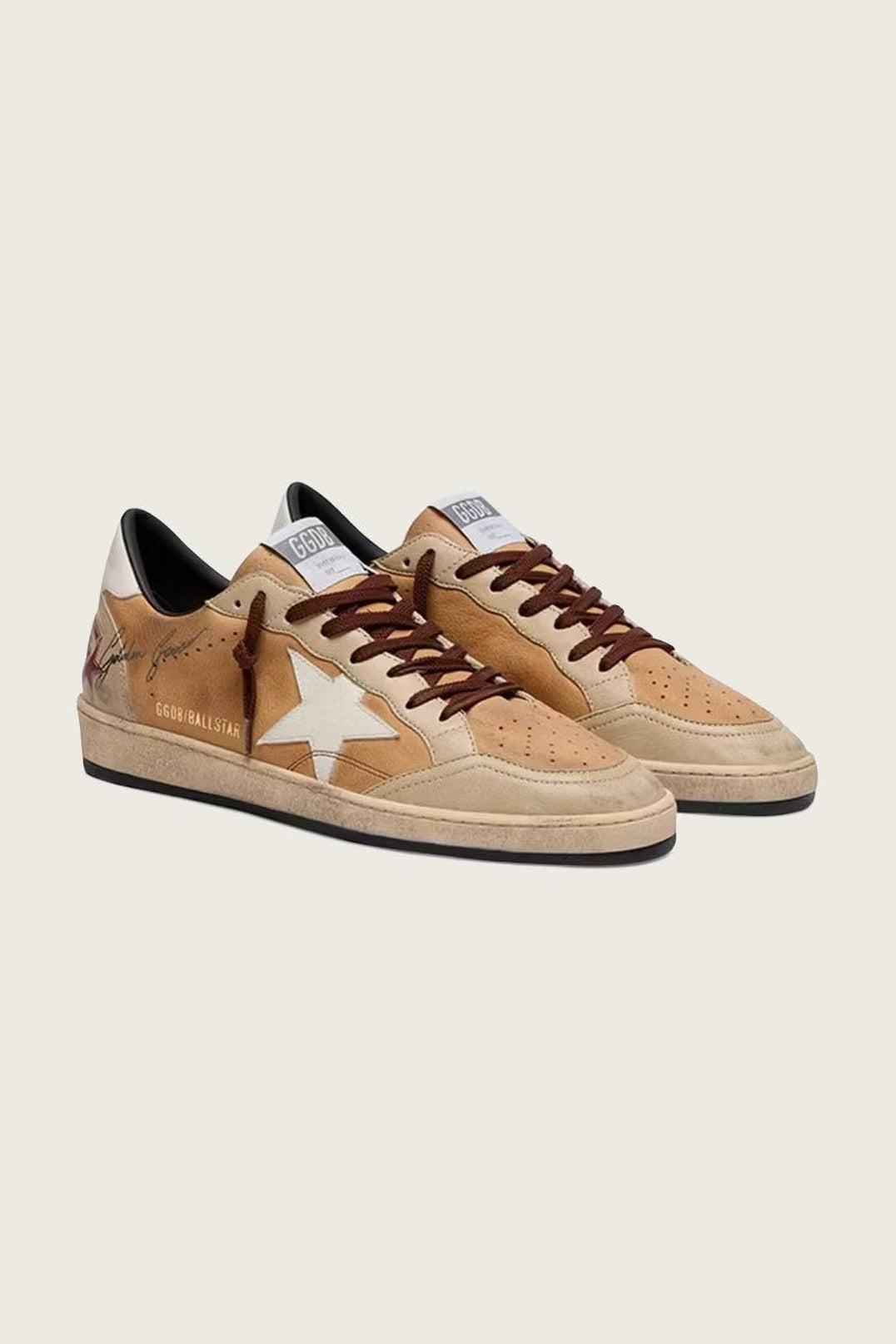Zapatillas Golden Goose Ballstar Nabuk Leather Star And Heel Hombre