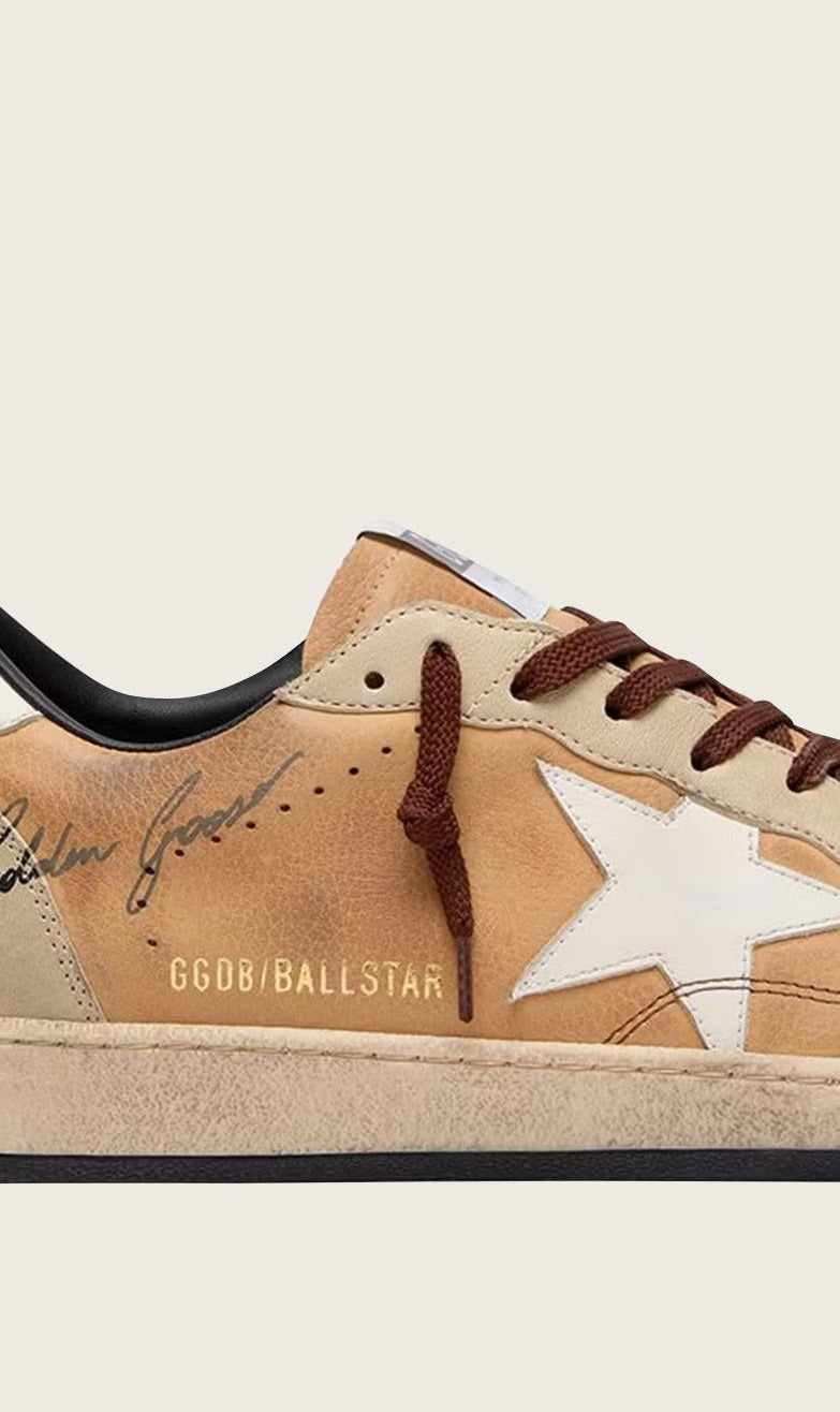 Zapatillas Golden Goose Ballstar Nabuk Leather Star And Heel Hombre