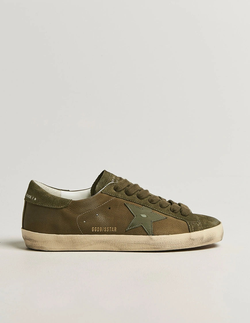 Zapatilla Golden Goose Super Star Suede Upper Leather Star And Heel Hombre