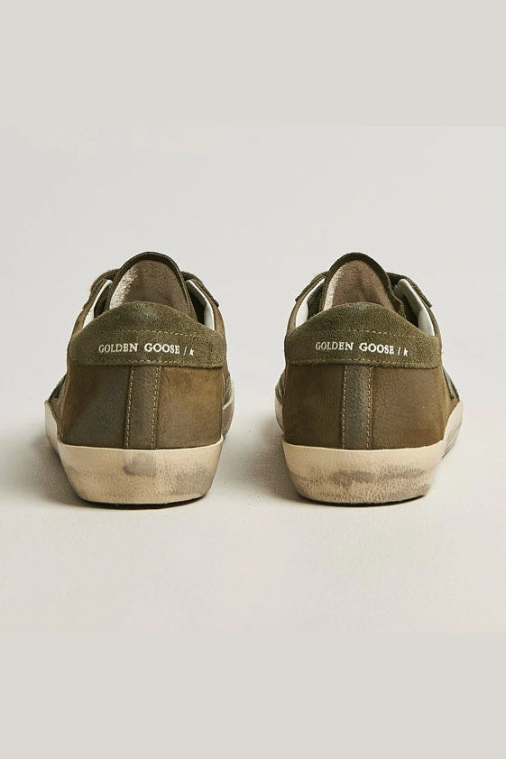 Zapatilla Golden Goose Super Star Suede Upper Leather Star And Heel Hombre