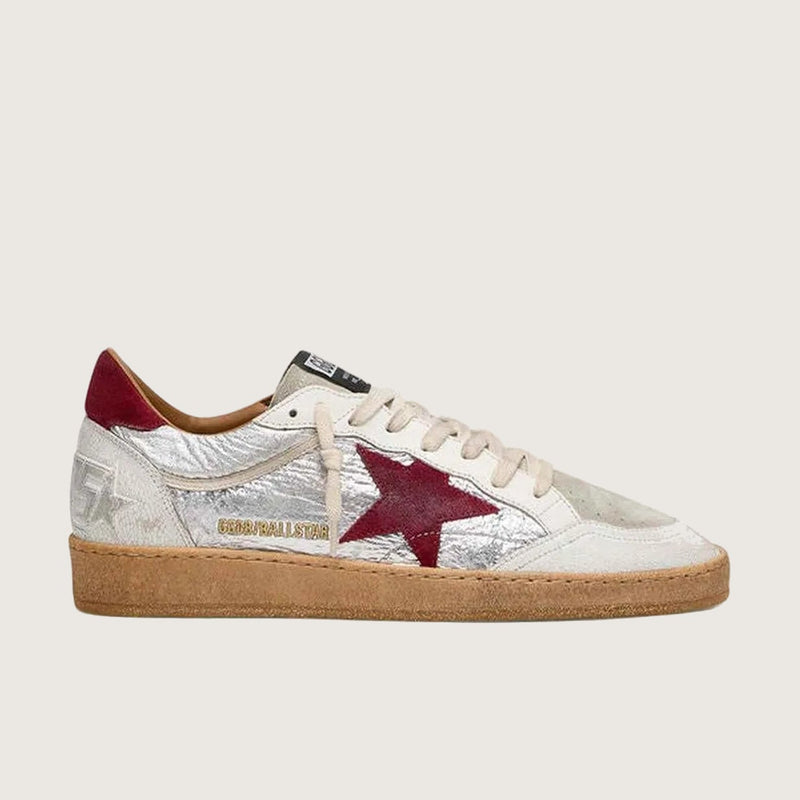 Zapatillas Golden Goose Ballstar Nylon Crack Leather Hombre
