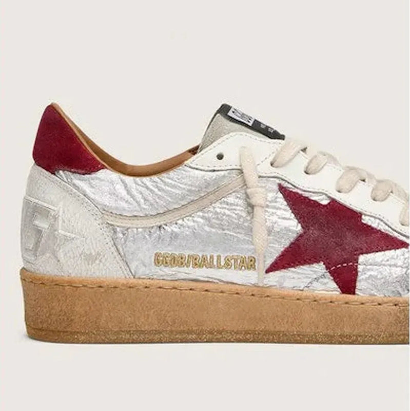 Zapatillas Golden Goose Ballstar Nylon Crack Leather Hombre