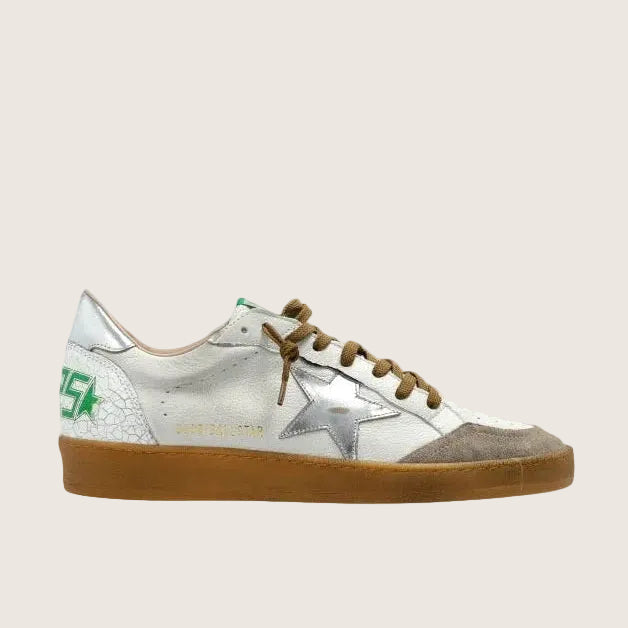 Zapatillas Golden Goose Ballstar Nappa  Suede Laminated Star Hombre