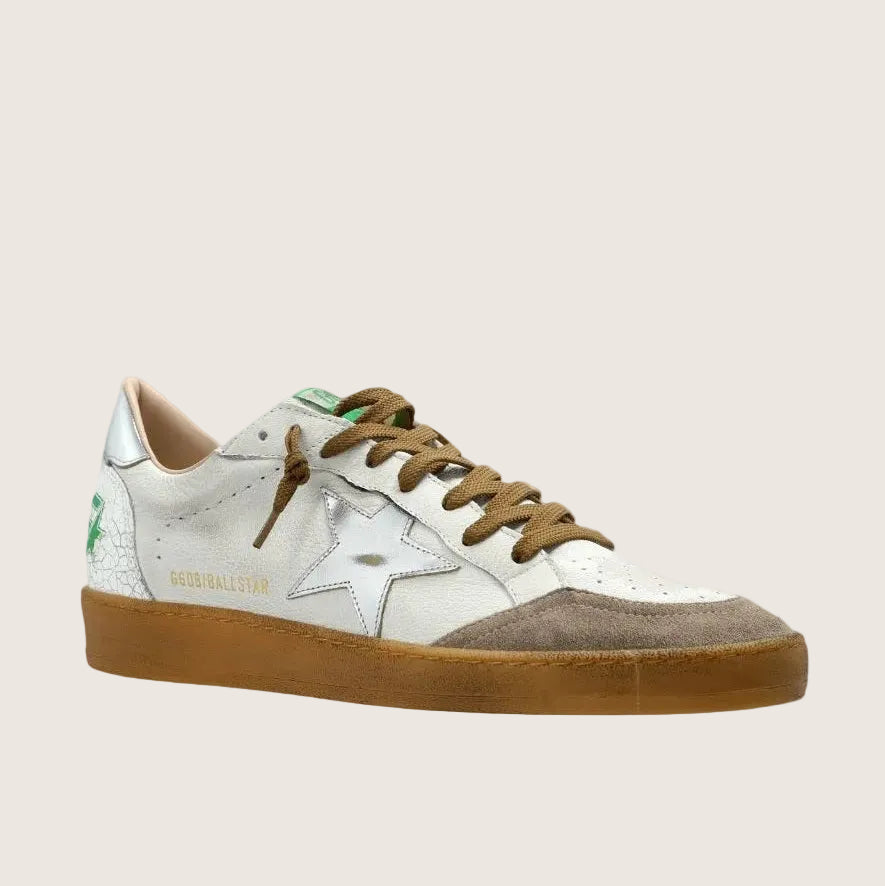 Zapatillas Golden Goose Ballstar Nappa  Suede Laminated Star Hombre
