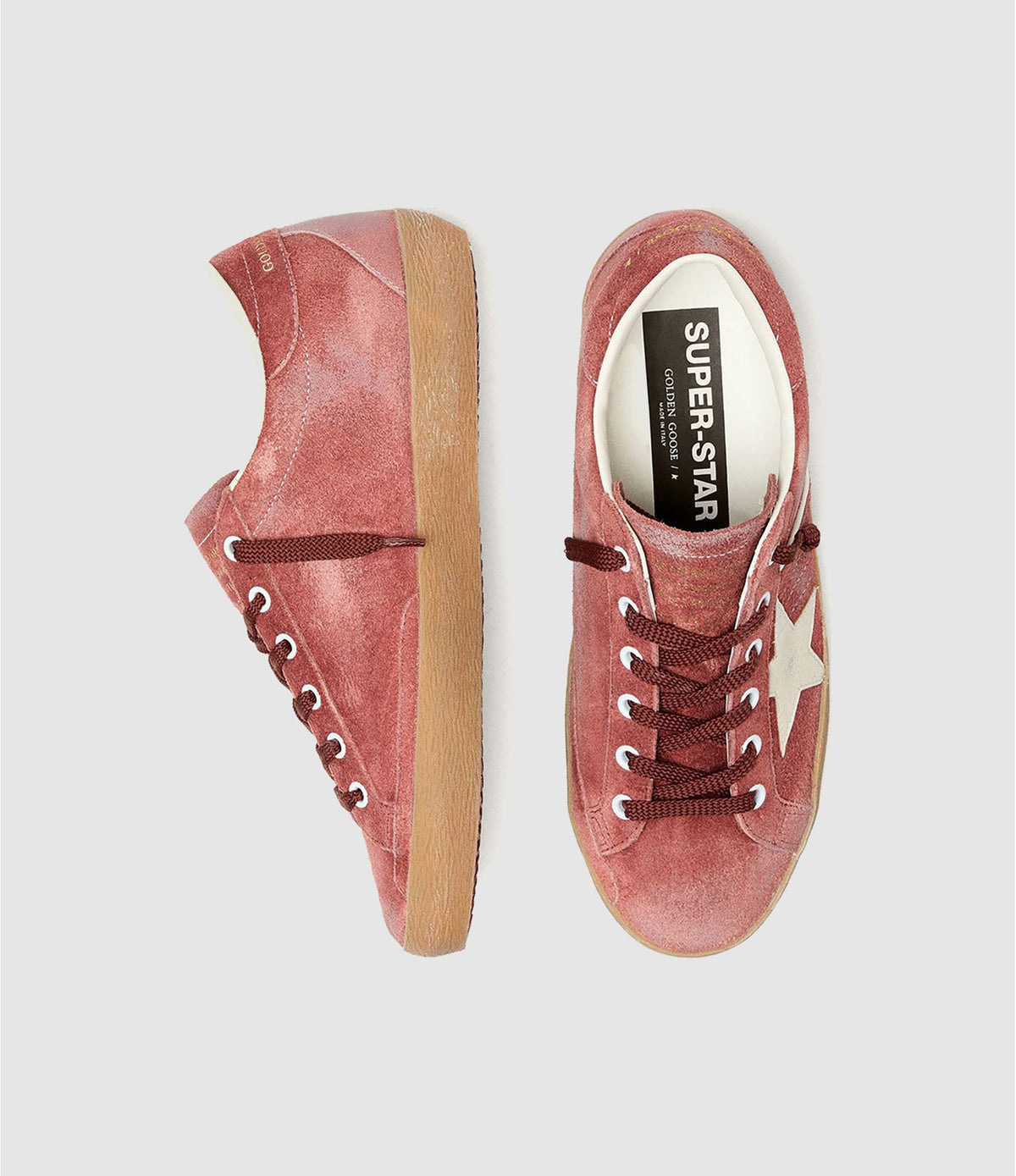 Zapatillas Golden Goose Super-Star Ante Encerado Mujer